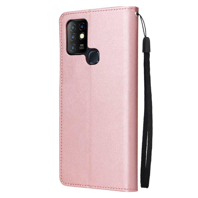 For Infinix Hot 10 Multifunctional Horizontal Flip Leather Case with Three Card Slot