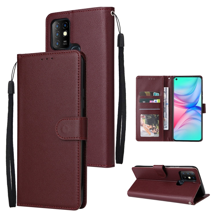 For Infinix Hot 10 Multifunctional Horizontal Flip Leather Case with Three Card Slot
