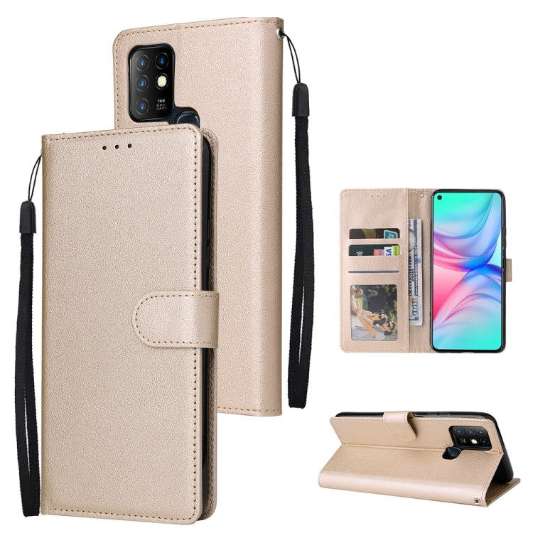 For Infinix Hot 10 Multifunctional Horizontal Flip Leather Case with Three Card Slot