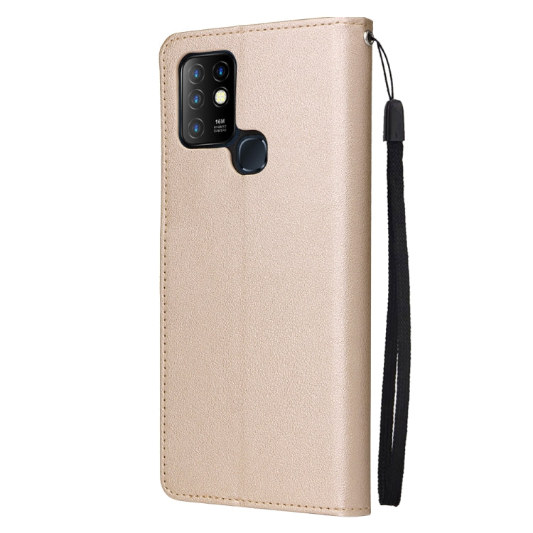 For Infinix Hot 10 Multifunctional Horizontal Flip Leather Case with Three Card Slot