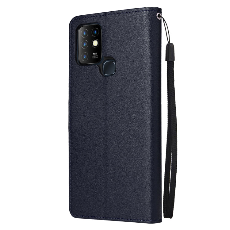 For Infinix Hot 10 Multifunctional Horizontal Flip Leather Case with Three Card Slot