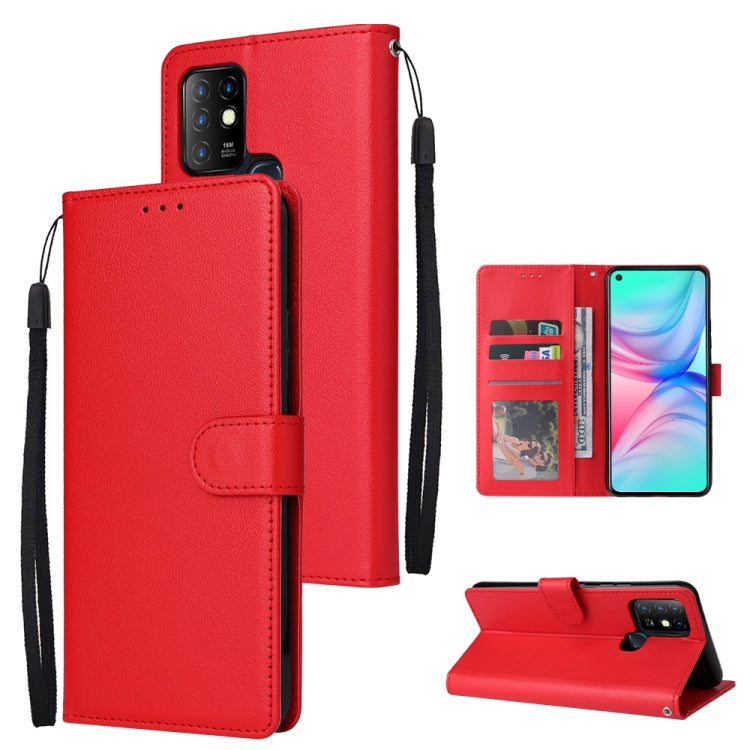 For Infinix Hot 10 Multifunctional Horizontal Flip Leather Case with Three Card Slot