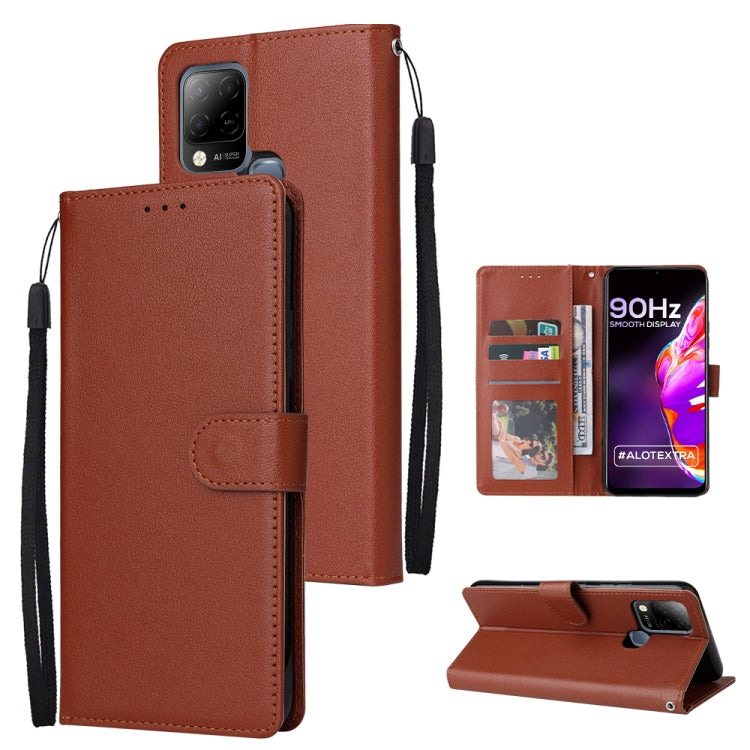 For Infinix Hot 10s Multifunctional Horizontal Flip Leather Case with Three Card Slot