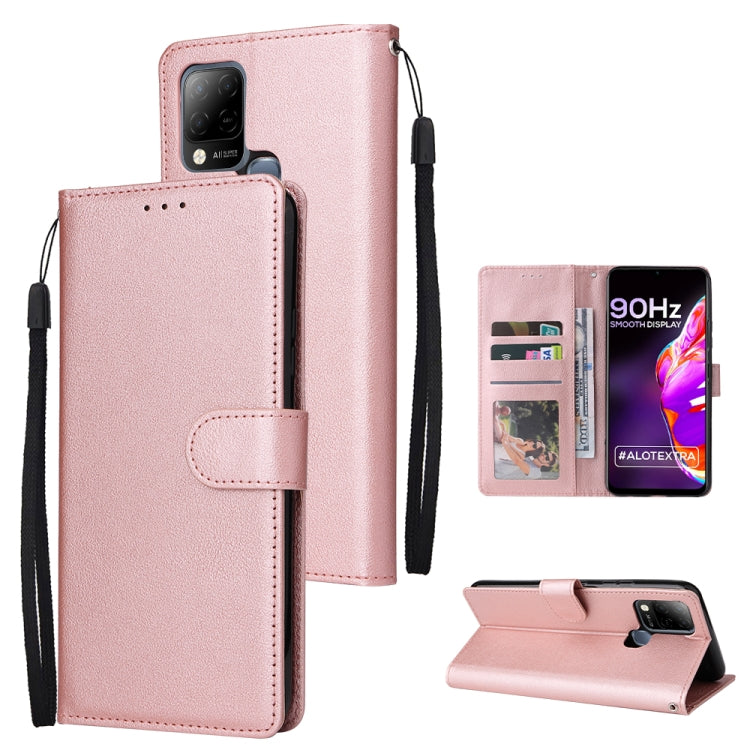 For Infinix Hot 10s Multifunctional Horizontal Flip Leather Case with Three Card Slot