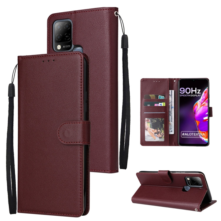 For Infinix Hot 10s Multifunctional Horizontal Flip Leather Case with Three Card Slot
