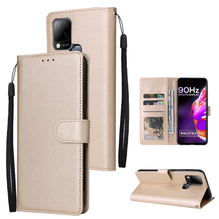 For Infinix Hot 10s Multifunctional Horizontal Flip Leather Case with Three Card Slot