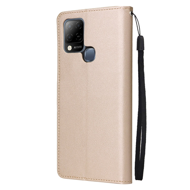 For Infinix Hot 10s Multifunctional Horizontal Flip Leather Case with Three Card Slot