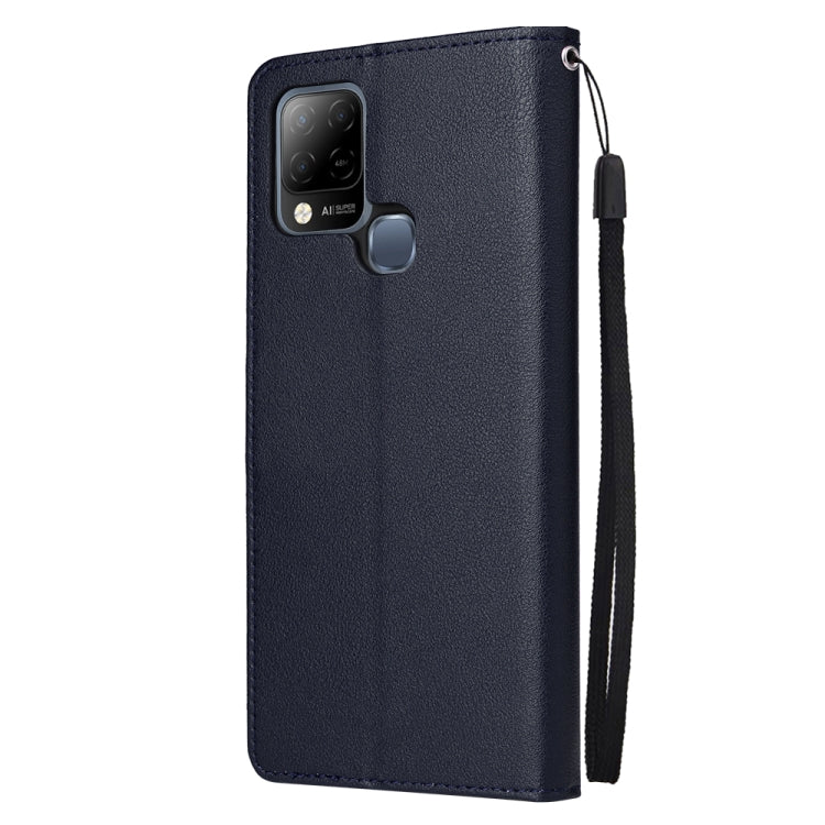 For Infinix Hot 10s Multifunctional Horizontal Flip Leather Case with Three Card Slot