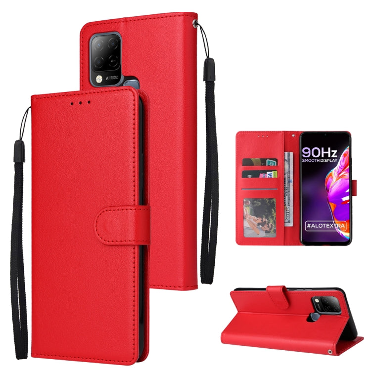 For Infinix Hot 10s Multifunctional Horizontal Flip Leather Case with Three Card Slot