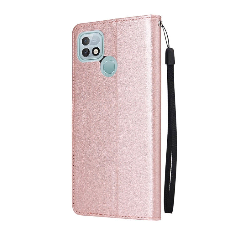 For Infinix Hot 10i Multifunctional Horizontal Flip Leather Case with Three Card Slot
