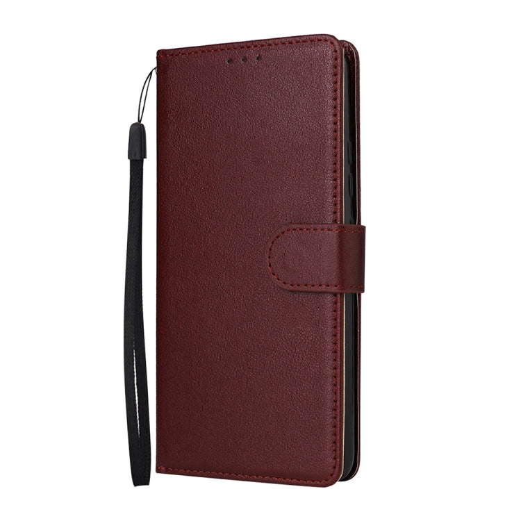 For Infinix Hot 10i Multifunctional Horizontal Flip Leather Case with Three Card Slot