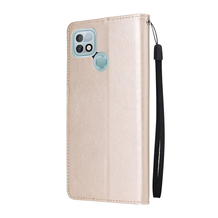 For Infinix Hot 10i Multifunctional Horizontal Flip Leather Case with Three Card Slot