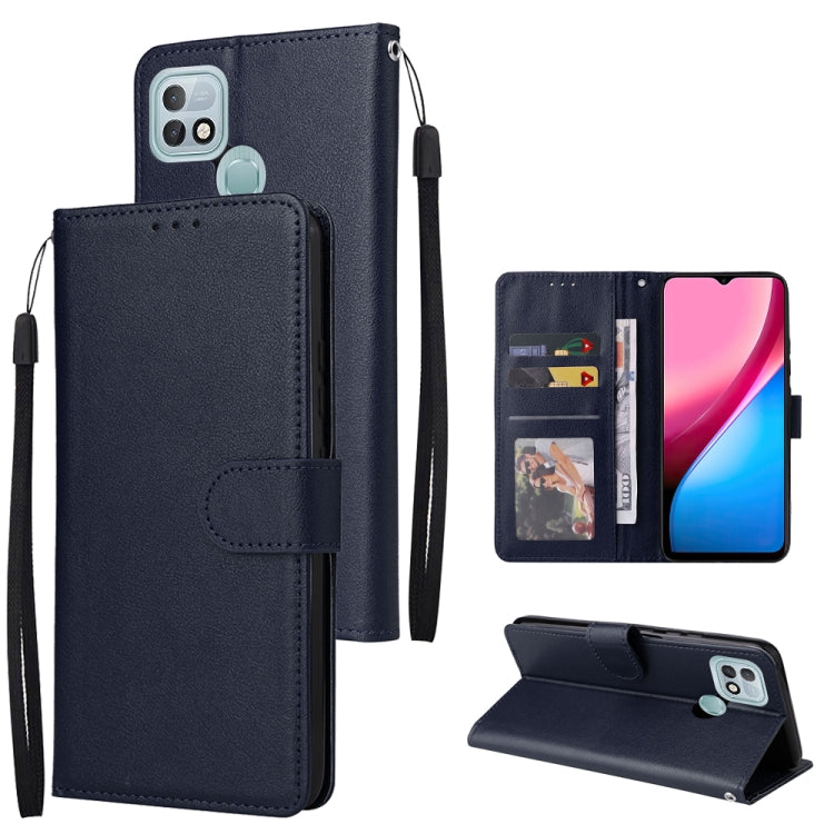 For Infinix Hot 10i Multifunctional Horizontal Flip Leather Case with Three Card Slot