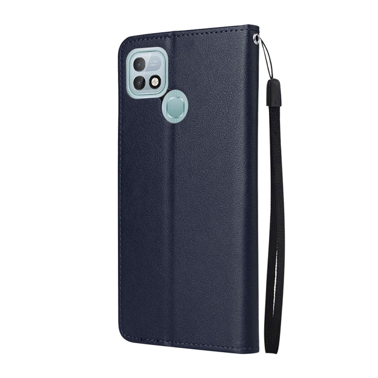 For Infinix Hot 10i Multifunctional Horizontal Flip Leather Case with Three Card Slot