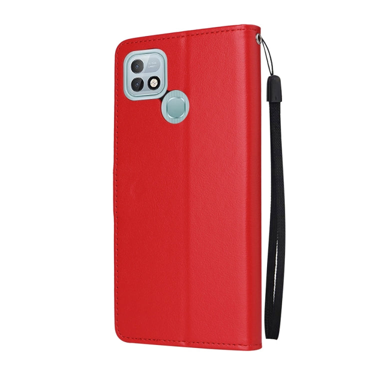 For Infinix Hot 10i Multifunctional Horizontal Flip Leather Case with Three Card Slot