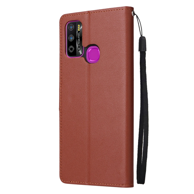 For Infinix Hot 9 Play Multifunctional Horizontal Flip Leather Case with Three Card Slot