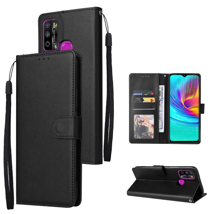 For Infinix Hot 9 Play Multifunctional Horizontal Flip Leather Case with Three Card Slot