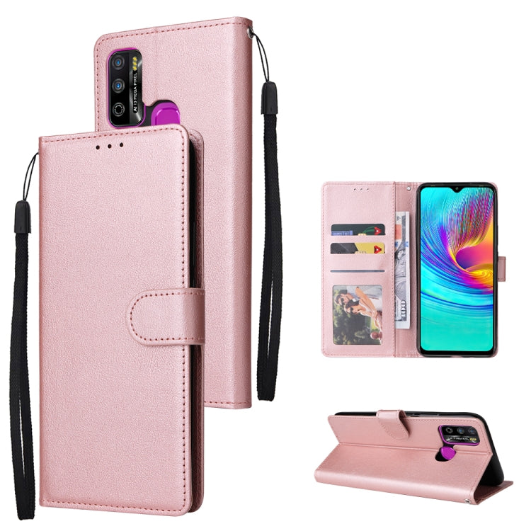 For Infinix Hot 9 Play Multifunctional Horizontal Flip Leather Case with Three Card Slot