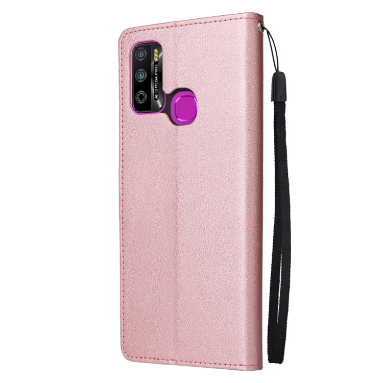 For Infinix Hot 9 Play Multifunctional Horizontal Flip Leather Case with Three Card Slot