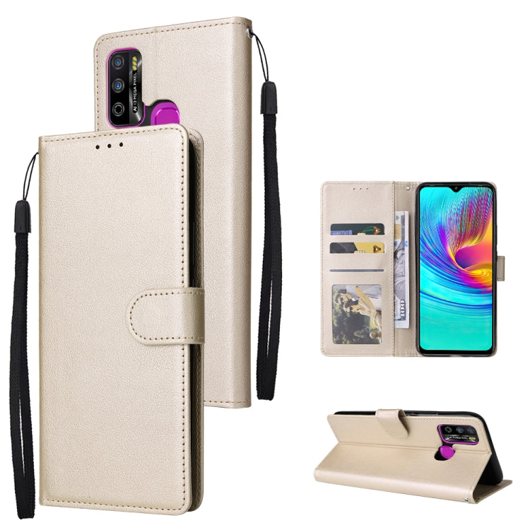 For Infinix Hot 9 Play Multifunctional Horizontal Flip Leather Case with Three Card Slot
