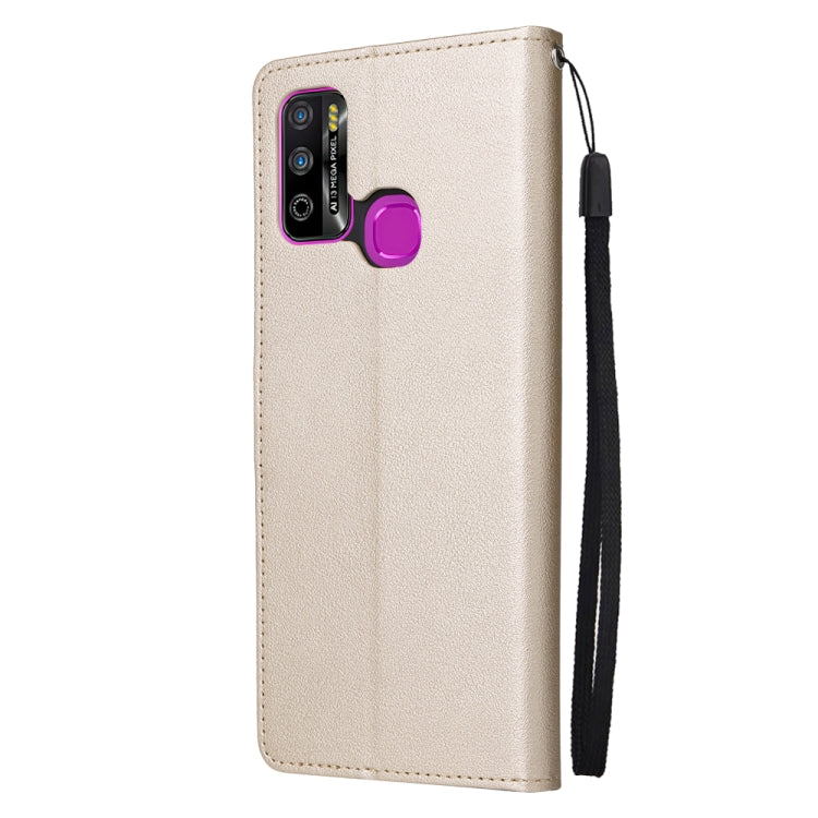 For Infinix Hot 9 Play Multifunctional Horizontal Flip Leather Case with Three Card Slot