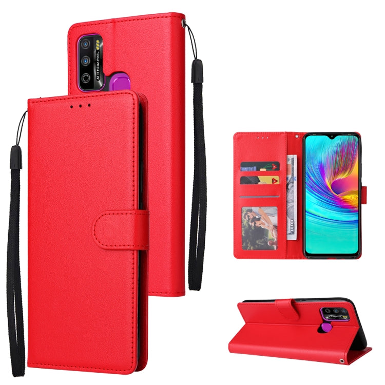 For Infinix Hot 9 Play Multifunctional Horizontal Flip Leather Case with Three Card Slot
