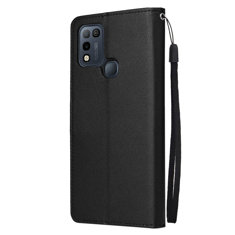 For Infinix Smart 5 Multifunctional Horizontal Flip Leather Case with Three Card Slot