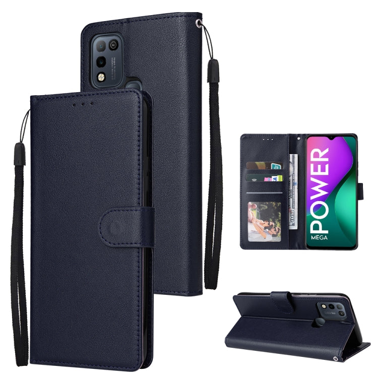 For Infinix Smart 5 Multifunctional Horizontal Flip Leather Case with Three Card Slot