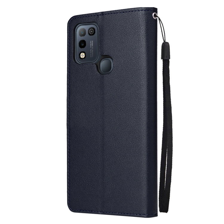 For Infinix Smart 5 Multifunctional Horizontal Flip Leather Case with Three Card Slot