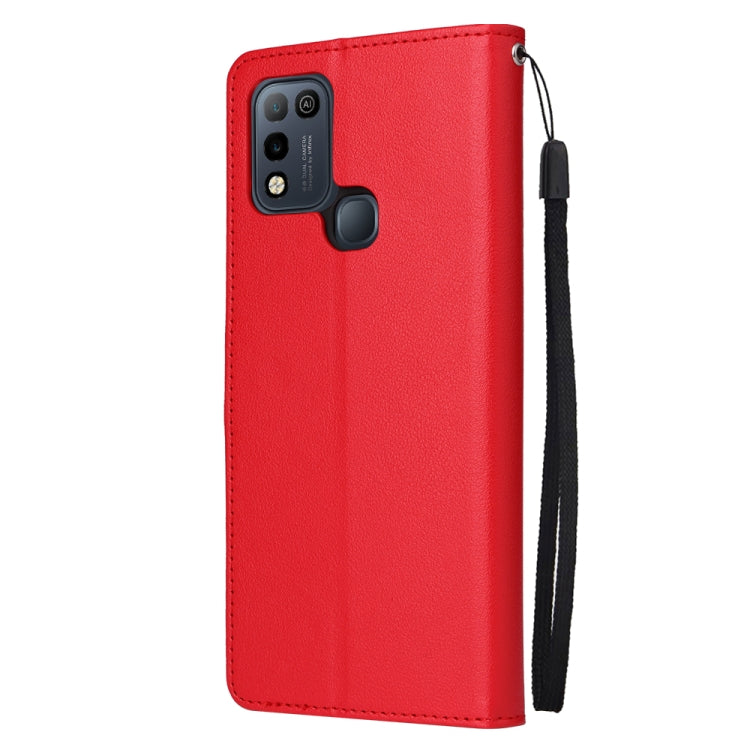For Infinix Smart 5 Multifunctional Horizontal Flip Leather Case with Three Card Slot