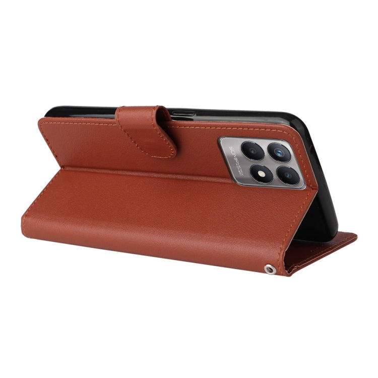 For Realme 8i Multifunctional Horizontal Flip Leather Case with Three Card Slot