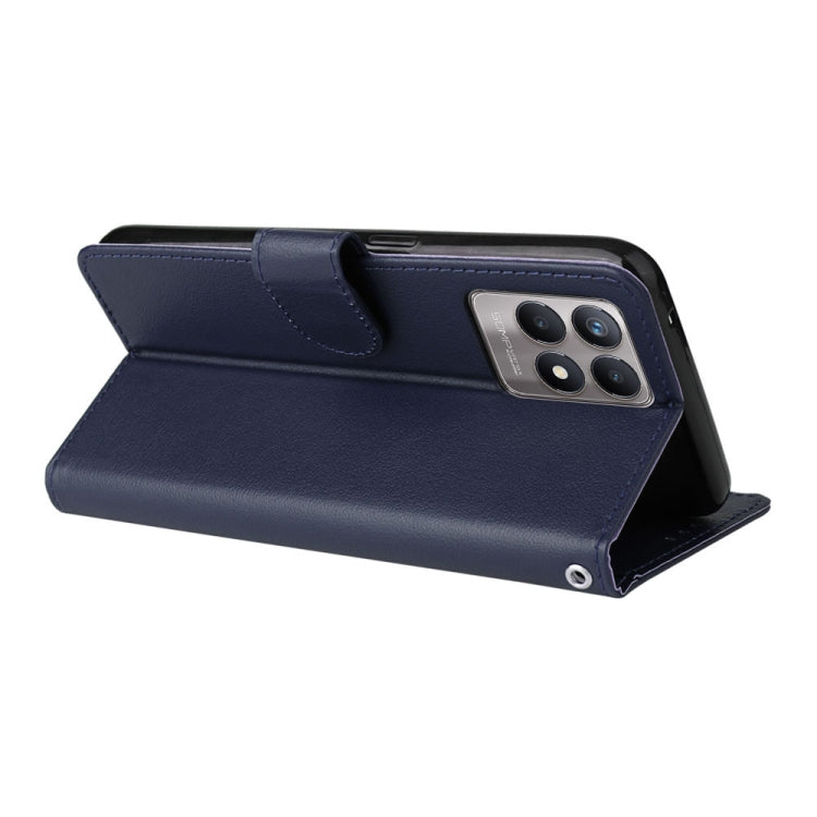 For Realme 8i Multifunctional Horizontal Flip Leather Case with Three Card Slot