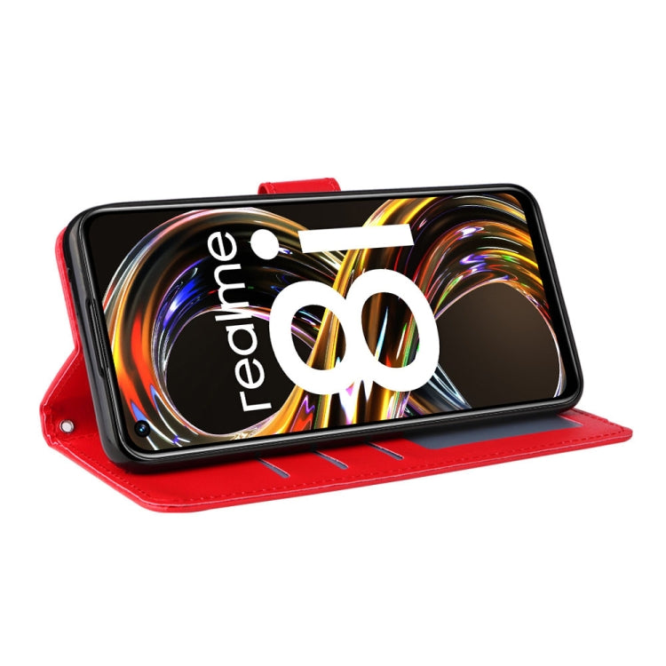 For Realme 8i Multifunctional Horizontal Flip Leather Case with Three Card Slot