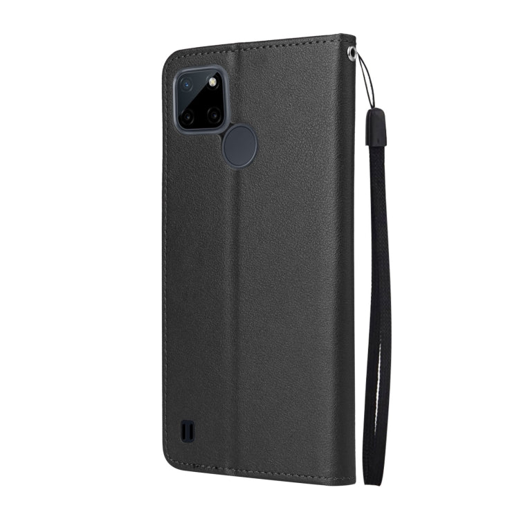 For Realme C21Y / C25Y Multifunctional Horizontal Flip Leather Case with Three Card Slot