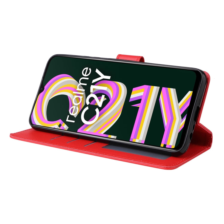 For Realme C21Y / C25Y Multifunctional Horizontal Flip Leather Case with Three Card Slot
