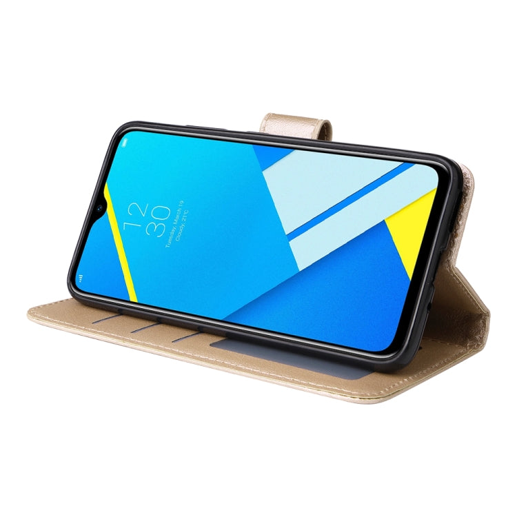 For Realme C2 Multifunctional Horizontal Flip Leather Case with Three Card Slot