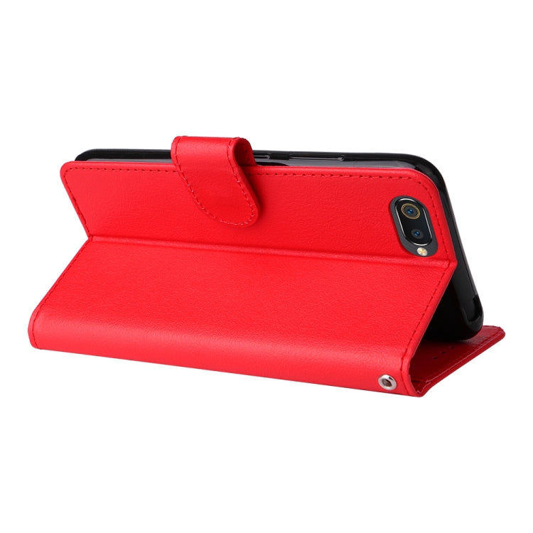 For Realme C2 Multifunctional Horizontal Flip Leather Case with Three Card Slot