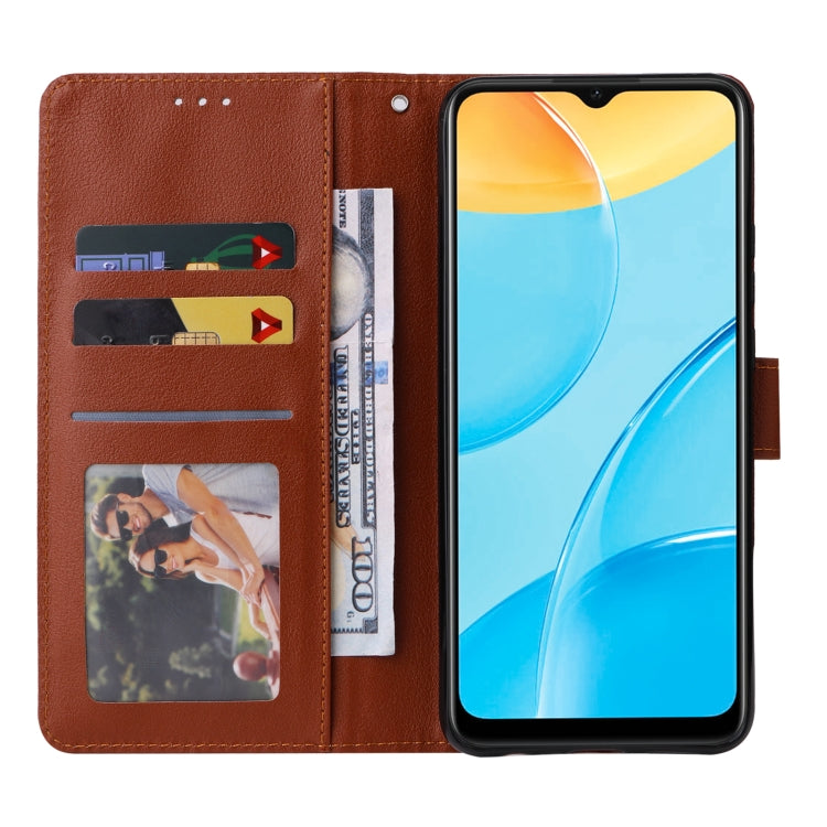 For OPPO A15 / A15s / A35 Multifunctional Horizontal Flip Leather Case with Three Card Slot