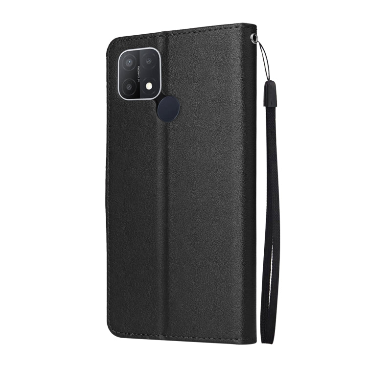 For OPPO A15 / A15s / A35 Multifunctional Horizontal Flip Leather Case with Three Card Slot