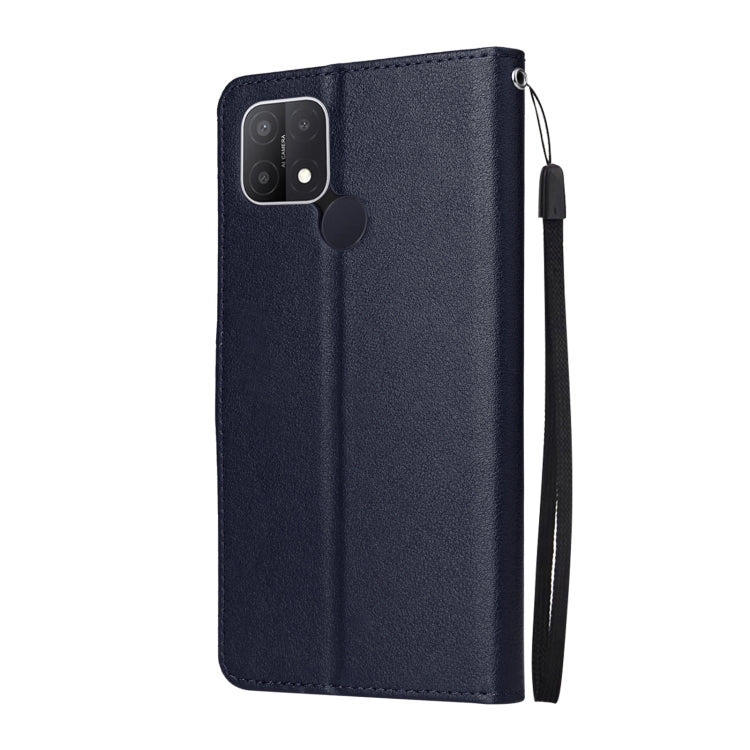 For OPPO A15 / A15s / A35 Multifunctional Horizontal Flip Leather Case with Three Card Slot