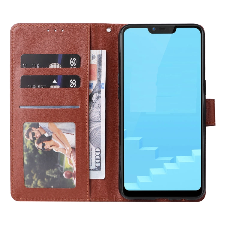 For OPPO A5 / A3s / A12e / C1 Multifunctional Horizontal Flip Leather Case with Three Card Slot