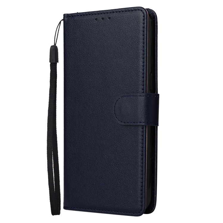 For OPPO A5 / A3s / A12e / C1 Multifunctional Horizontal Flip Leather Case with Three Card Slot