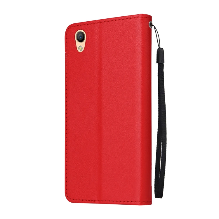 For OPPO A37 Multifunctional Horizontal Flip Leather Case with Three Card Slot