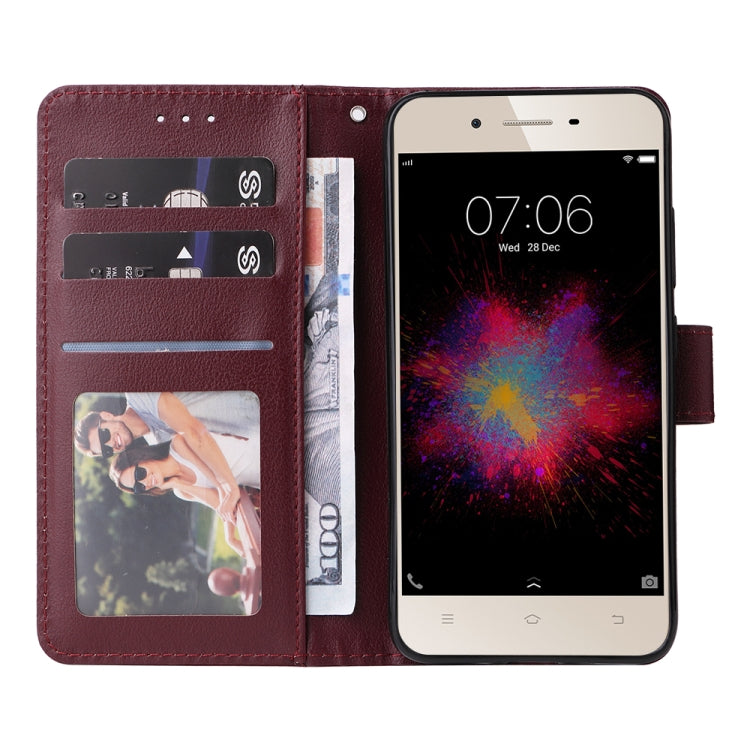 For vivo Y53 Multifunctional Horizontal Flip Leather Case with Three Card Slot