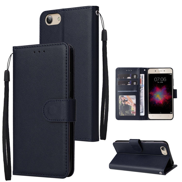 For vivo Y53 Multifunctional Horizontal Flip Leather Case with Three Card Slot