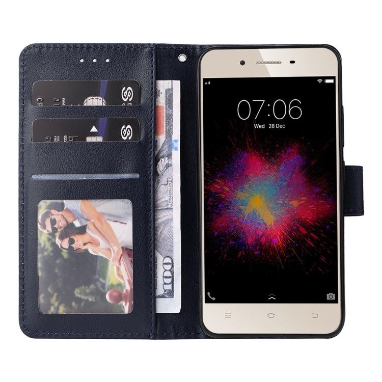 For vivo Y53 Multifunctional Horizontal Flip Leather Case with Three Card Slot