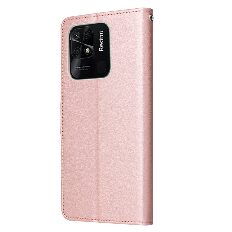 For Xiaomi Redmi 10C Multifunctional Horizontal Flip Leather Case with Three Card Slot