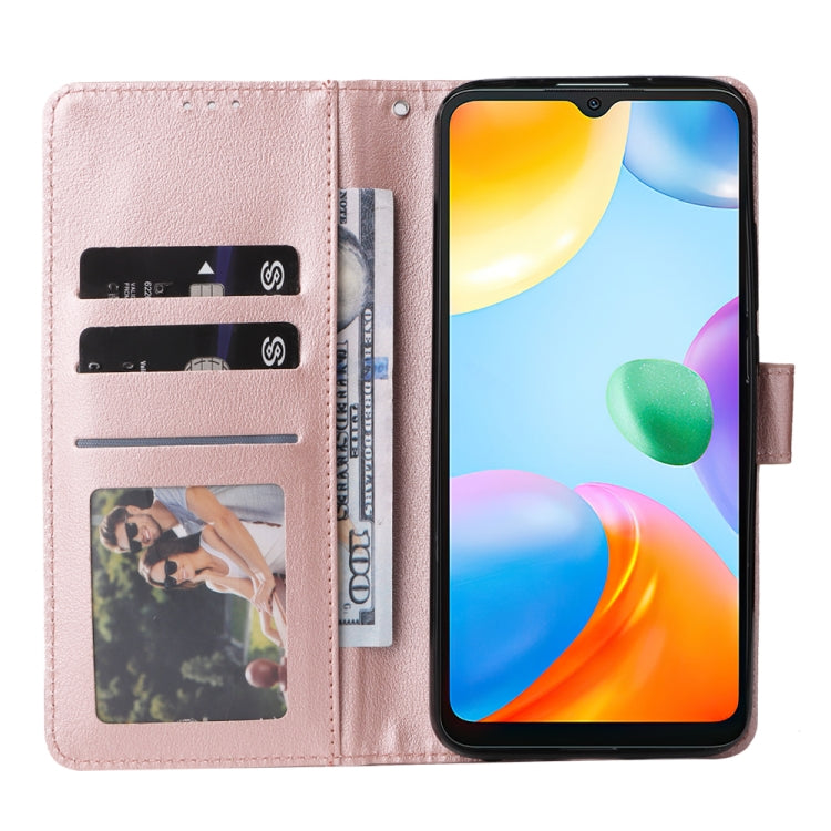 For Xiaomi Redmi 10C Multifunctional Horizontal Flip Leather Case with Three Card Slot