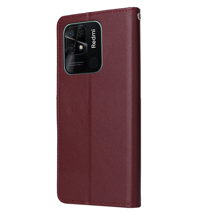 For Xiaomi Redmi 10C Multifunctional Horizontal Flip Leather Case with Three Card Slot