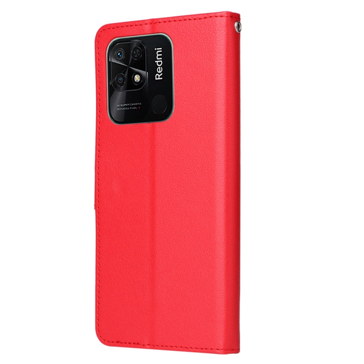 For Xiaomi Redmi 10C Multifunctional Horizontal Flip Leather Case with Three Card Slot